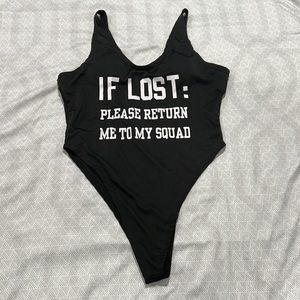 DONATED One piece swimsuit